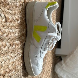 Veja neon yellow sneakers